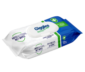 מגבונים אנטי בקטיריאלים – GIGGLES