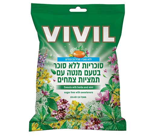 ויויל – סוכריות מנטה ללא סוכר