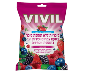 ויויל – סוכריות פירות יער ללא סוכר