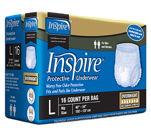 תחתוני INSPIRE אוברנייט – מידה L