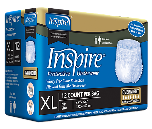 תחתוני INSPIRE אוברנייט – מידה XL