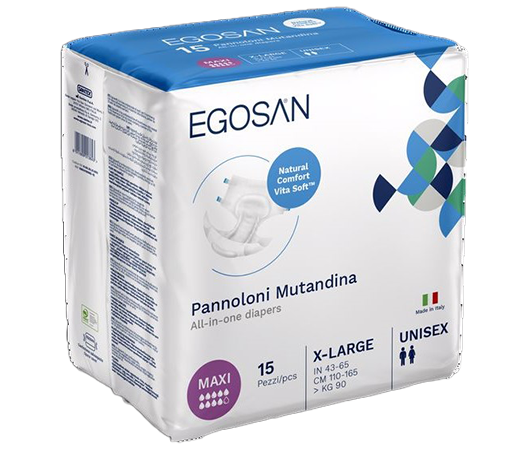 חיתולי EGOSAN מקסי אוברנייט – מידה XL