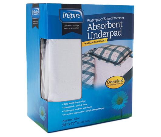 סדינית INSPIRE רב פעמית – 180X90