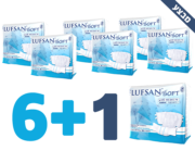 מארז חיסכון – 6+1 מתנה – חיתולים למבוגרים M – FLUFSAN סופט נייט