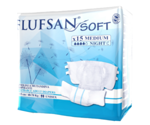 חיתולי FLUFSAN – סופט נייט – מידה M