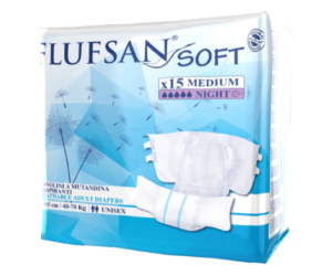 חיתולי FLUFSAN – סופרנייט – מידה M