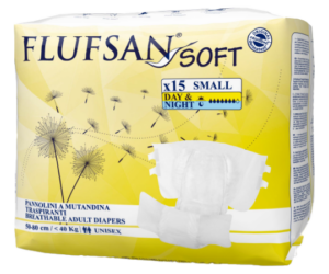חיתולי FLUFSAN – יום ולילה סופט – מידה S
