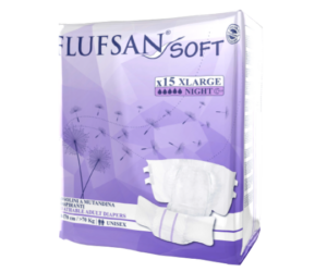 חיתולי FLUFSAN – סופרנייט – מידה XL